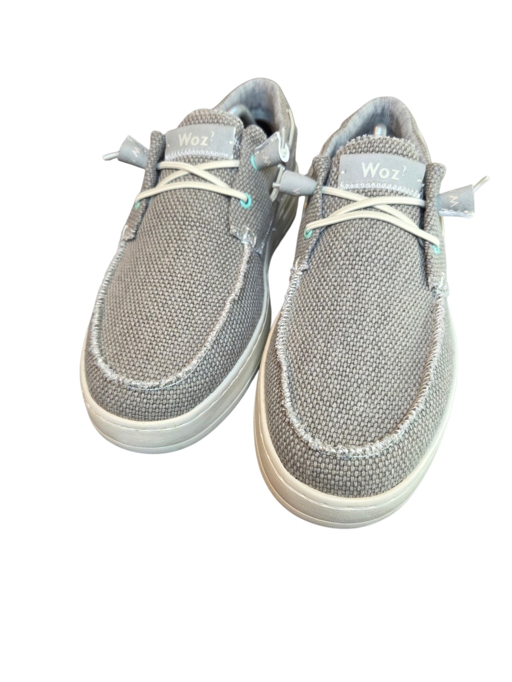 Woz James Bold Taupe Men’s Boat Shoes - Picture 2 of 14